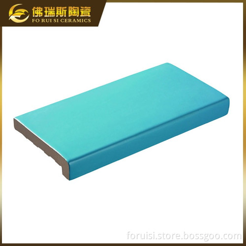 Greens Porcelain Swimming Pool Edge Tile Outside Corner Trim